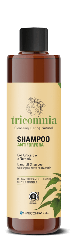 Tricomnia Antiforfora shampoo bottle